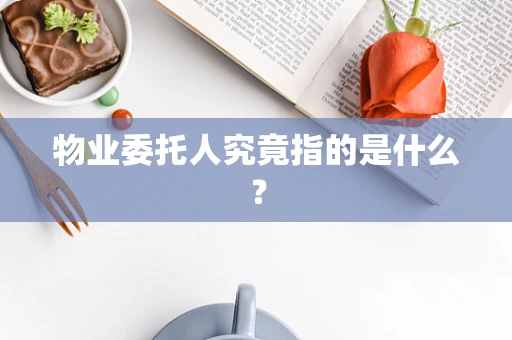 物业委托人究竟指的是什么？