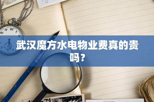 武汉魔方水电物业费真的贵吗？