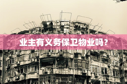 业主有义务保卫物业吗？