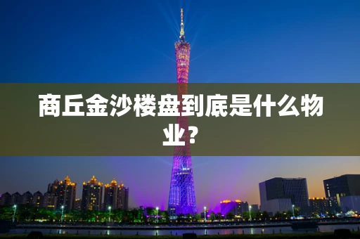商丘金沙楼盘到底是什么物业？
