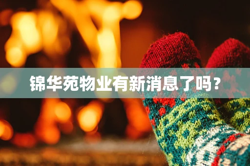 锦华苑物业有新消息了吗？