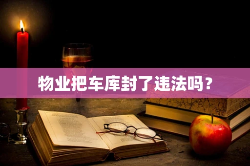 物业把车库封了违法吗？