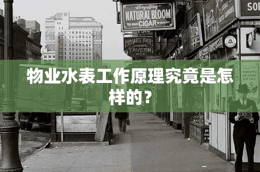 物业水表工作原理究竟是怎样的？