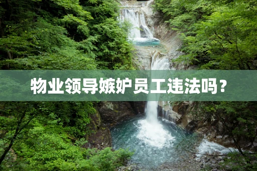 物业领导嫉妒员工违法吗？
