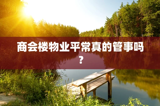 商会楼物业平常真的管事吗？