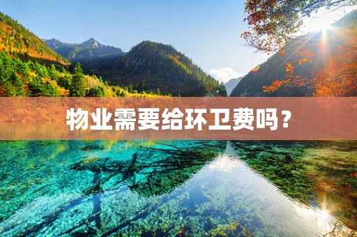 物业需要给环卫费吗？