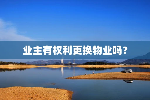 业主有权利更换物业吗？