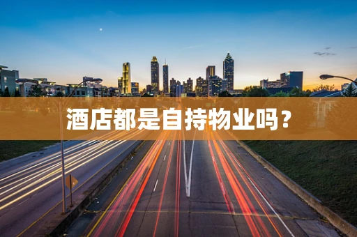 酒店都是自持物业吗？