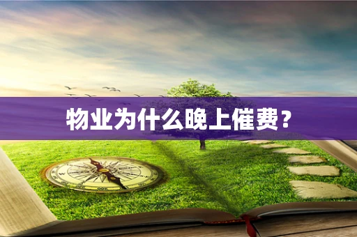 物业为什么晚上催费？