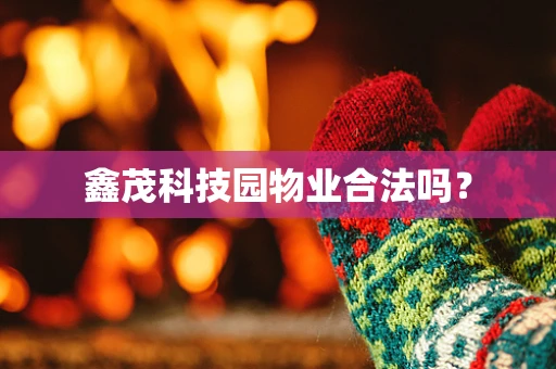 鑫茂科技园物业合法吗？