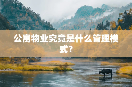公寓物业究竟是什么管理模式？
