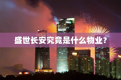 盛世长安究竟是什么物业？