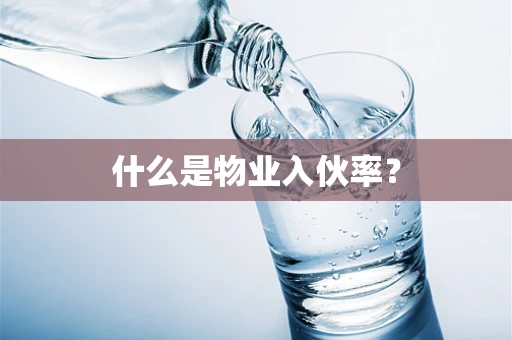 什么是物业入伙率？