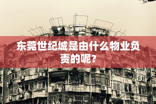 东莞世纪城是由什么物业负责的呢？