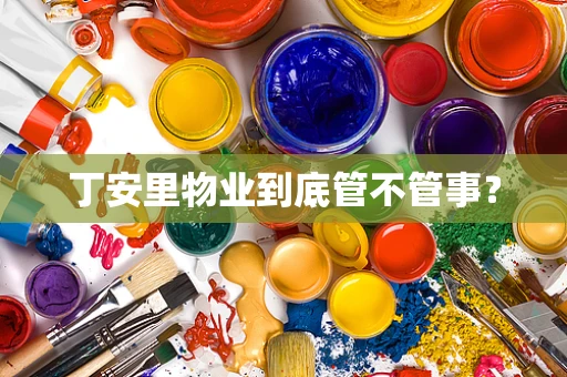 丁安里物业到底管不管事？