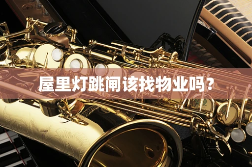 屋里灯跳闸该找物业吗？