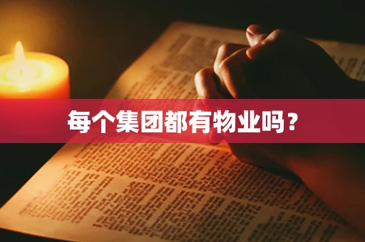 每个集团都有物业吗？