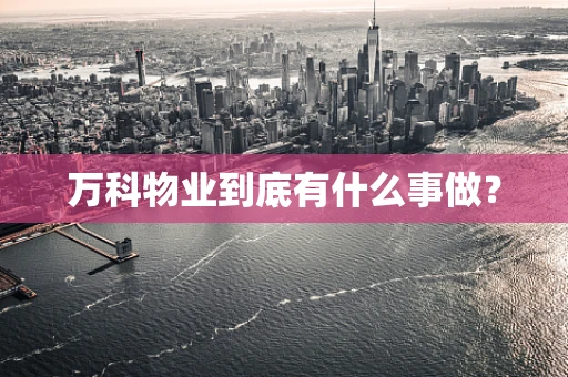 万科物业到底有什么事做？
