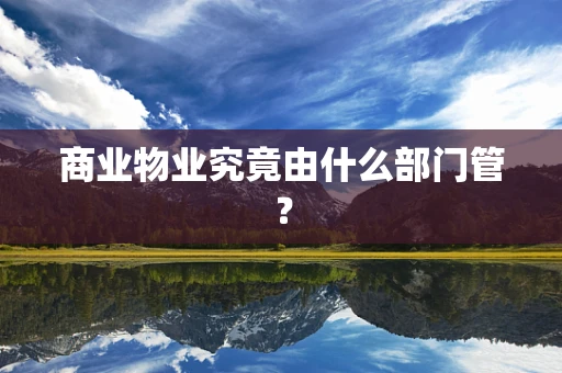 商业物业究竟由什么部门管？