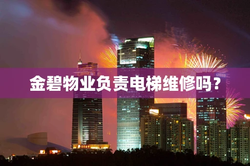 金碧物业负责电梯维修吗？