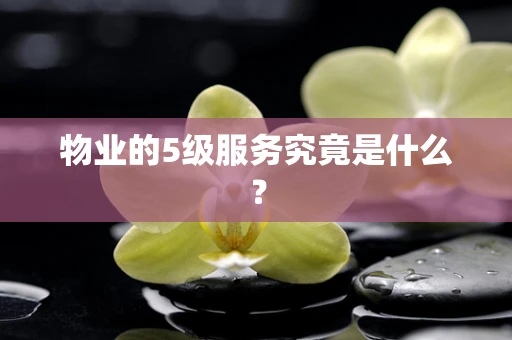 物业的5级服务究竟是什么？